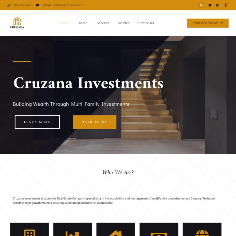 Cruzana Investments Multi Family Investments in Canada