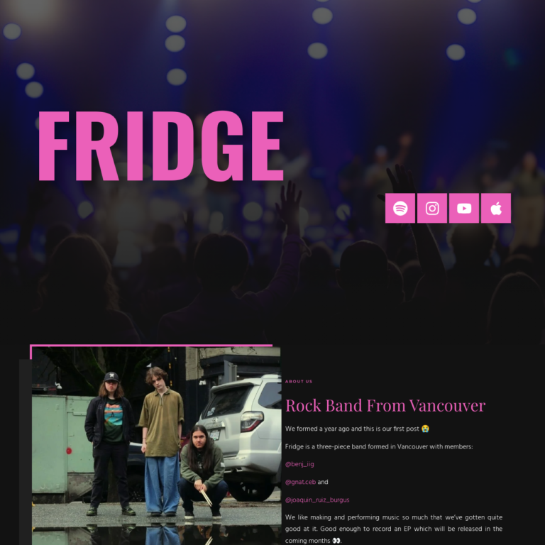 Fridge Vancouver - Rock Band